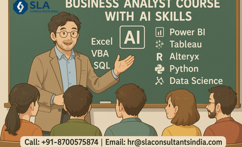Transform Your Career with Business Analytics Certification Course in Delhi for MNC Success Including Free Alteryx, R and Gen AI Skills with IBM Certification Support by SLA Consultants India