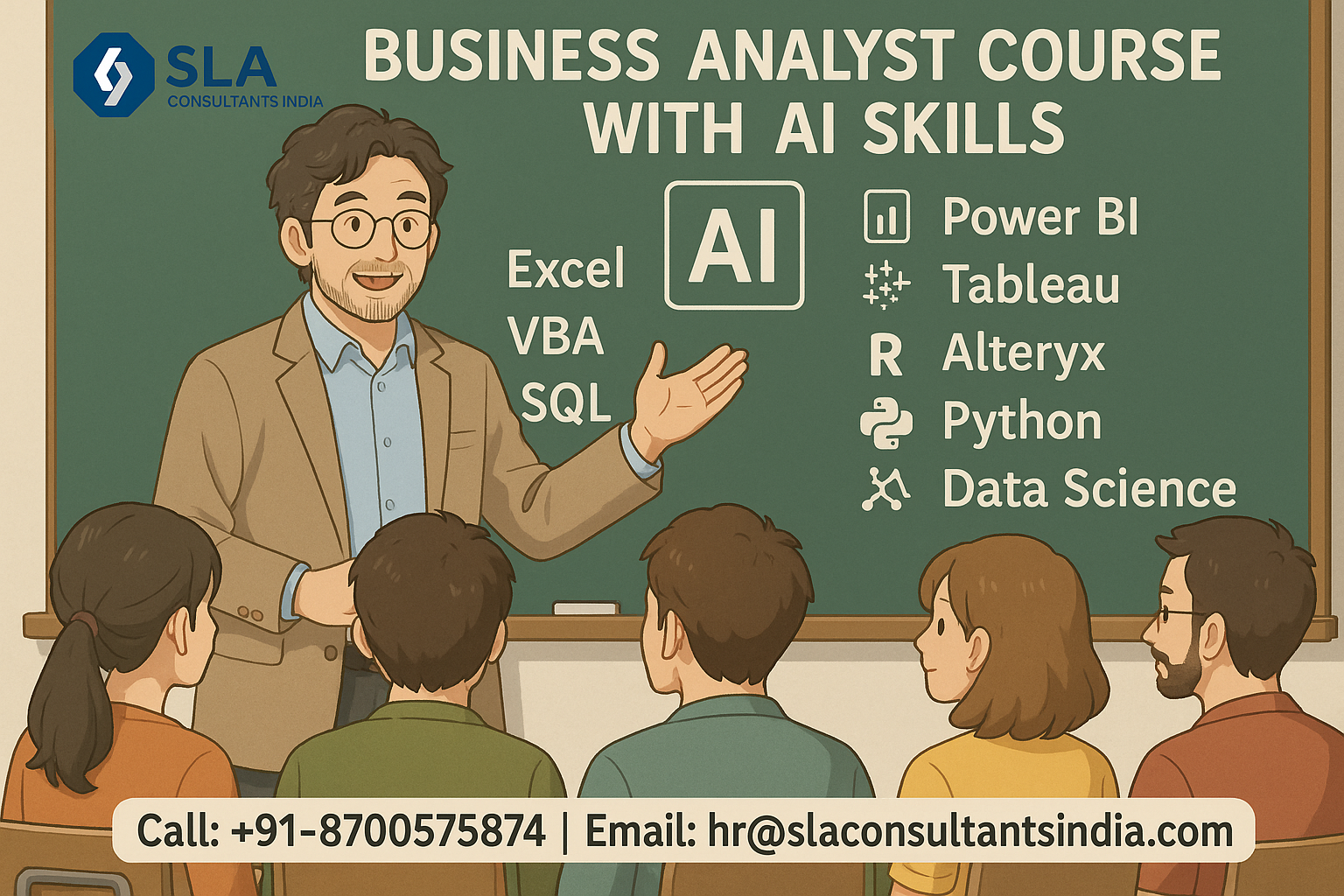 Transform Your Career with Business Analytics Certification Course in Delhi for MNC Success Including Free Alteryx, R and Gen AI Skills with IBM Certification Support by SLA Consultants India
