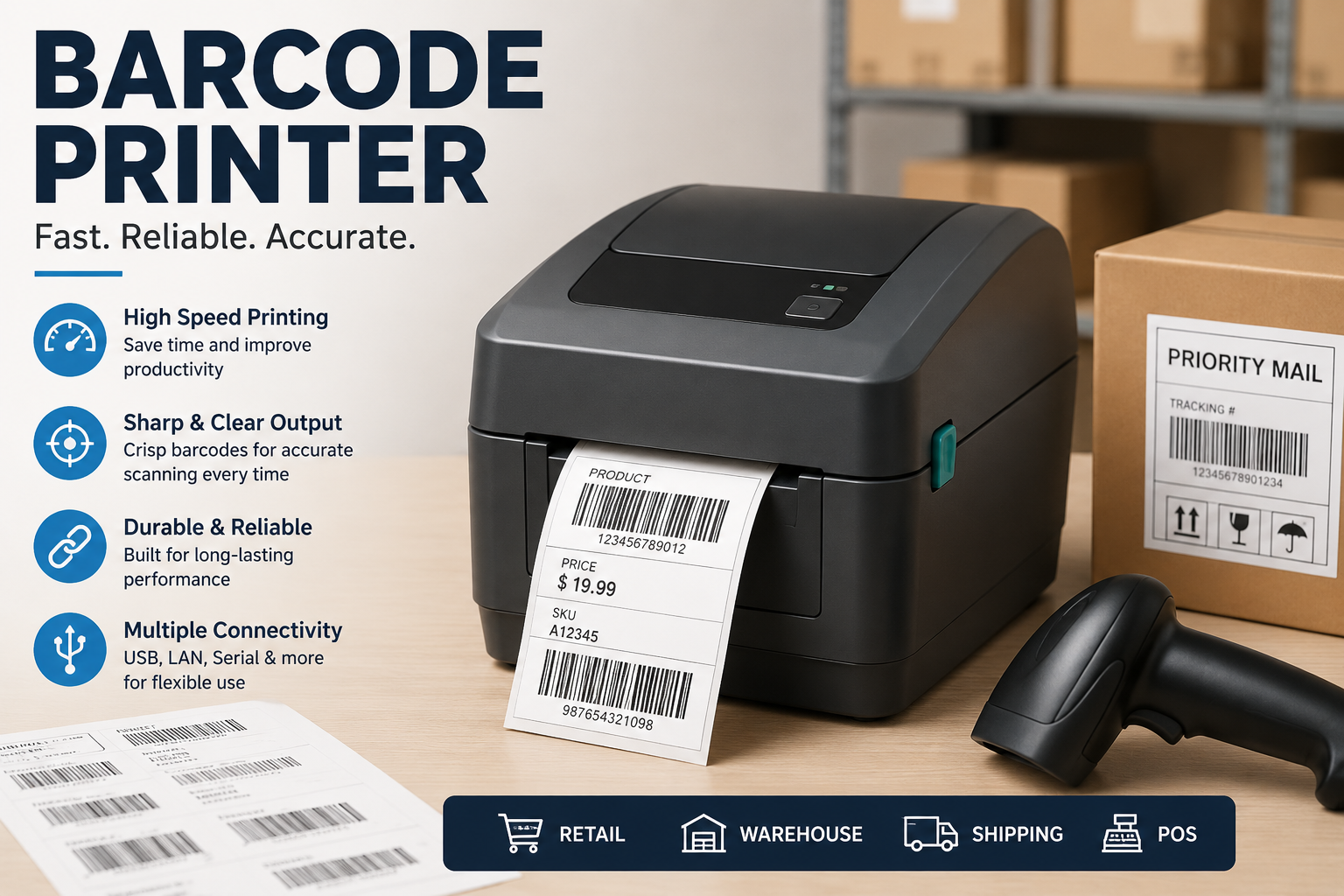 Best Barcode Printer for Fast, Accurate Label Printing Solutions