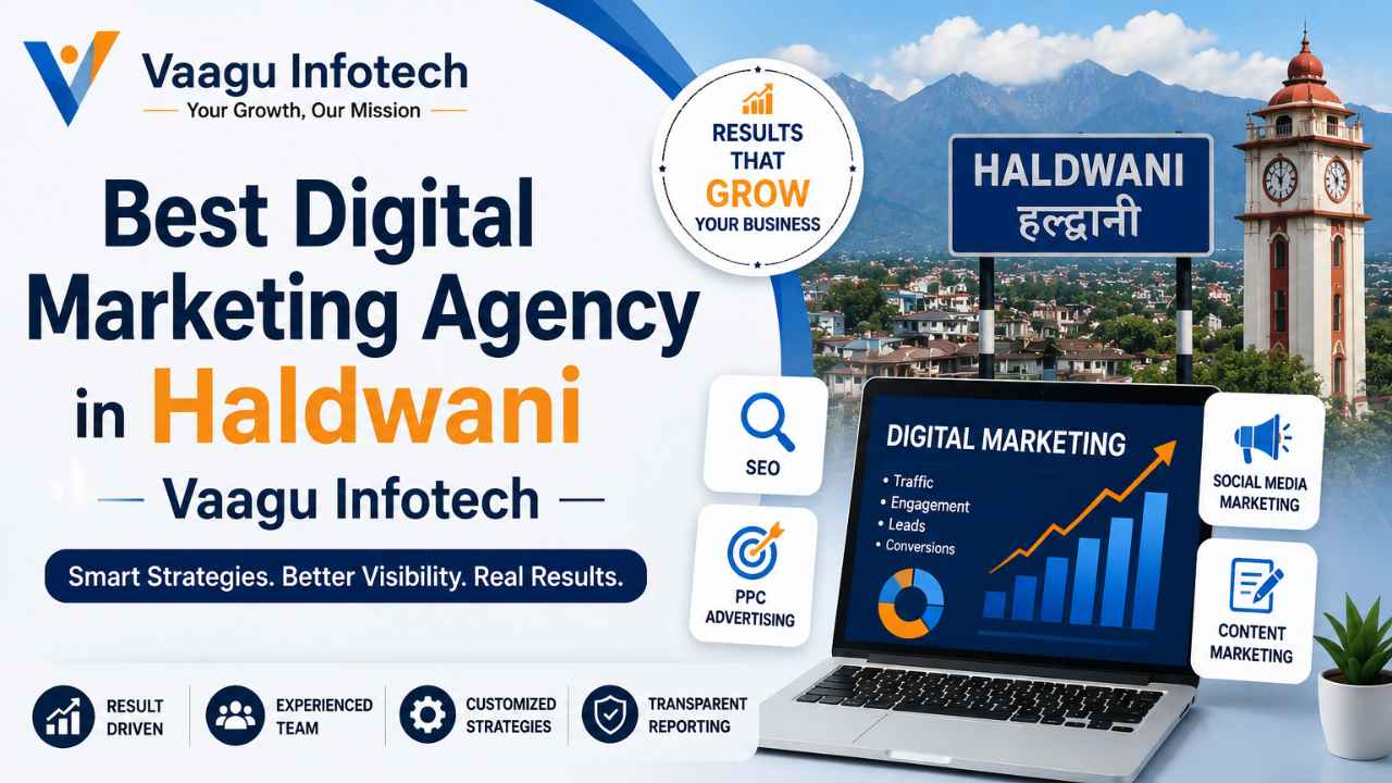 Best Digital Marketing Agency in Haldwani – Vaagu Infotech