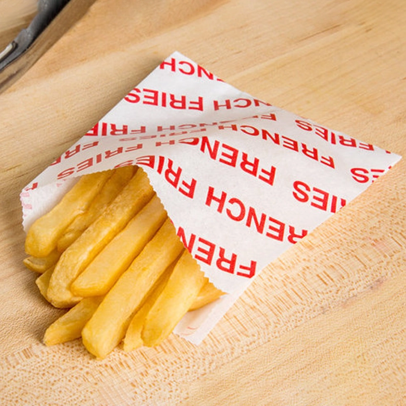 Durable Custom Fry Paper for Fast-Food Operations