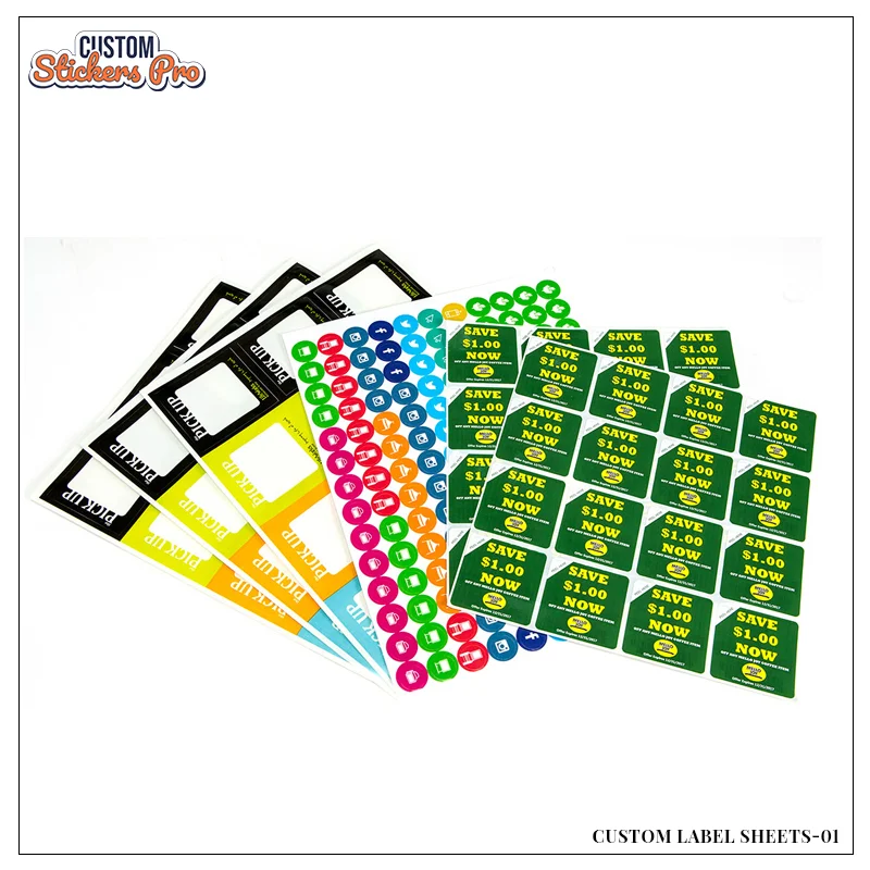 High Quality Custom Label Sheets
