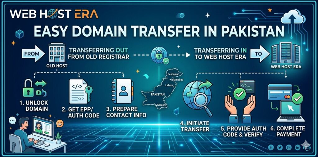 Domain Transfer in Pakistan