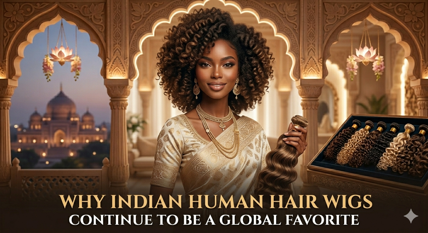 Why Indian Human Hair Wigs Continue to Be a Global Favorite