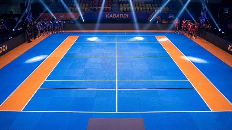 Premium Kabaddi Mat, Jersey & Sports Knee Pads