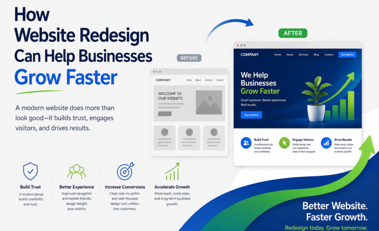 How Website Redesign Can Help Businesses Grow Faster
