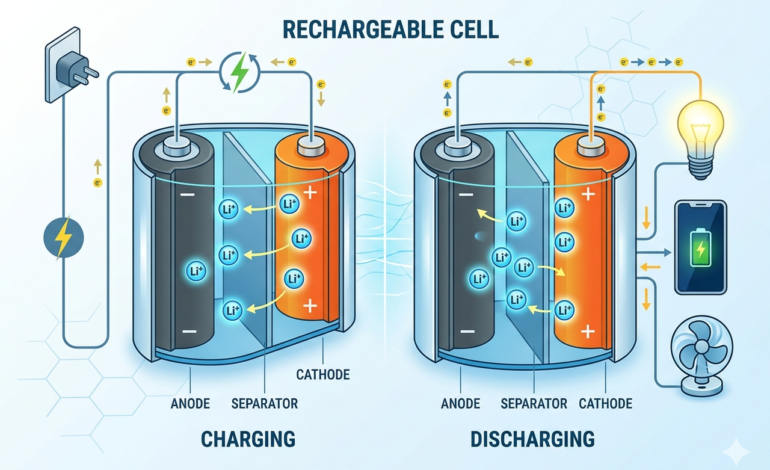 How rechargeable cell works and why it is useful