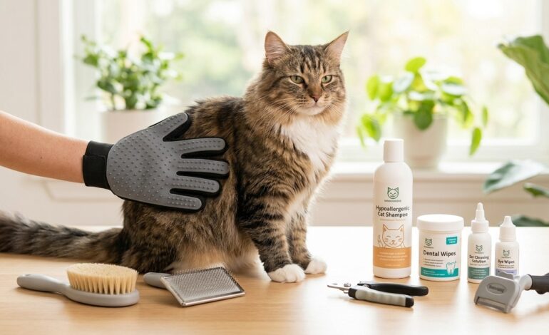 Must-Have Cat Grooming Supplies for a Healthy and Happy Feline