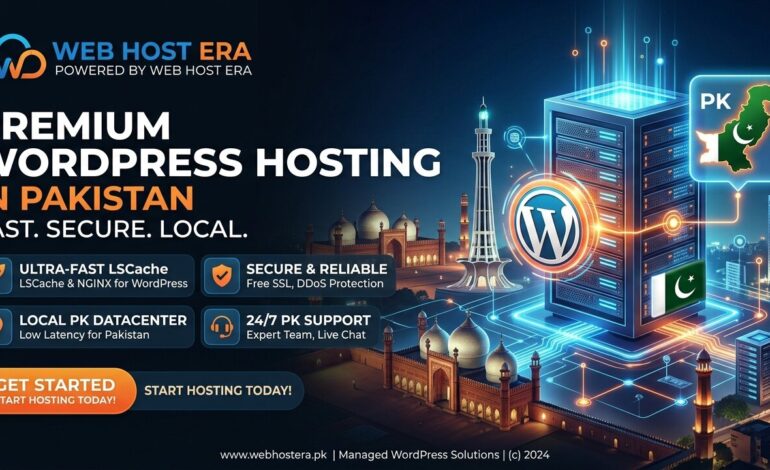 WordPress Hosting Services in Pakistan