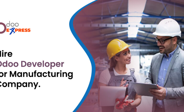 hire odoo developer for manufacturing company