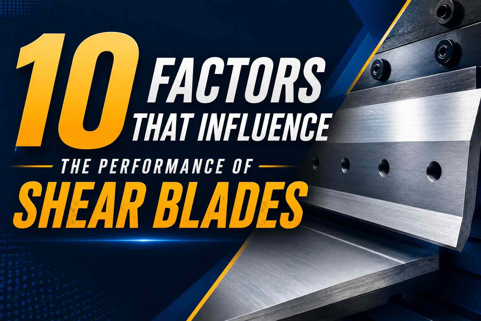 10 Factors That Influence the Performance of Shear Blades