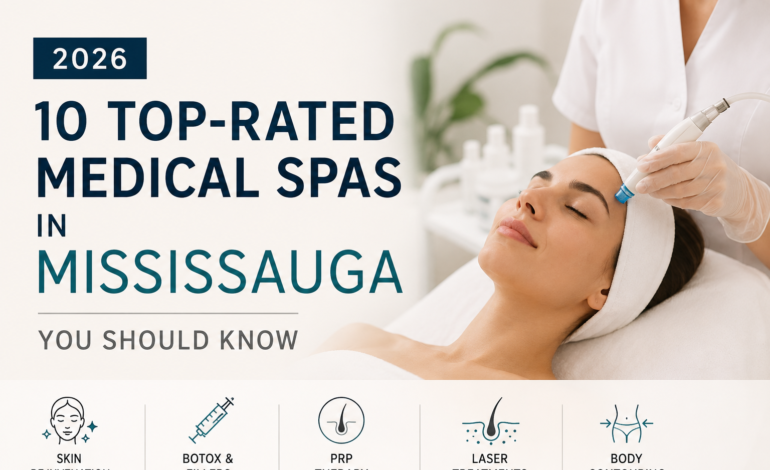 Best medical spas in Mississauga 2026 featuring luxury facial treatment, skincare rejuvenation, Botox, PRP therapy, and advanced aesthetic clinic services.