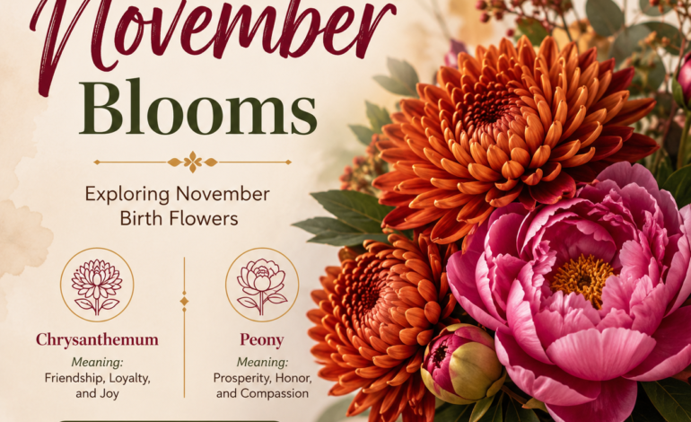 Meaningful November Blooms: Exploring November Birth Flowers