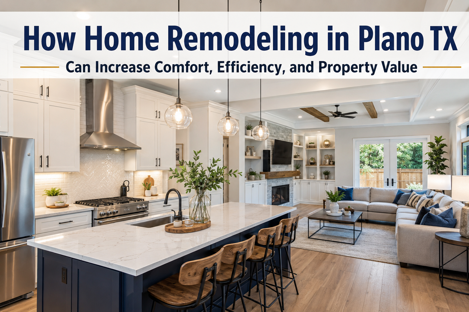 How Home Remodeling in Plano TX Can Increase Comfort, Efficiency, and Property Value