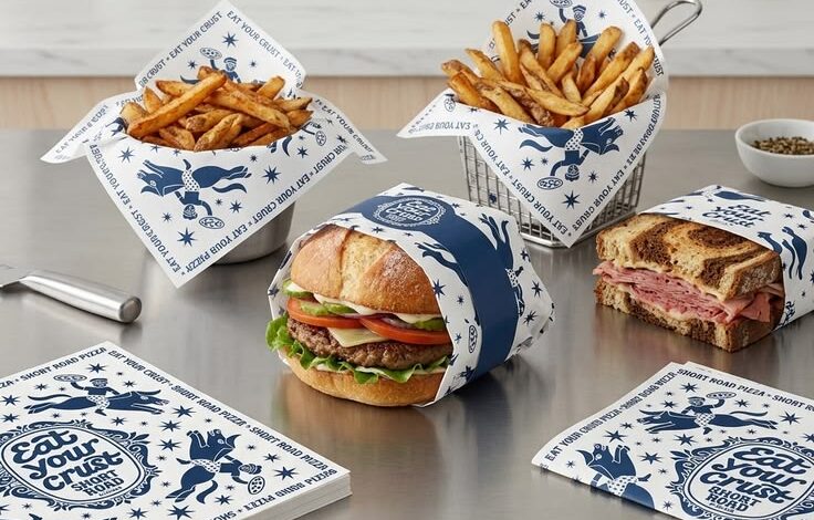 Custom printed food paper