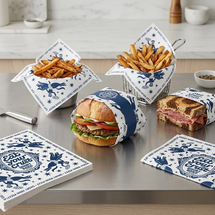 Custom Food Paper for Safe and Clean Packaging Use