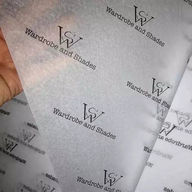Custom Printed Tissue Paper For Simple Brand Packaging