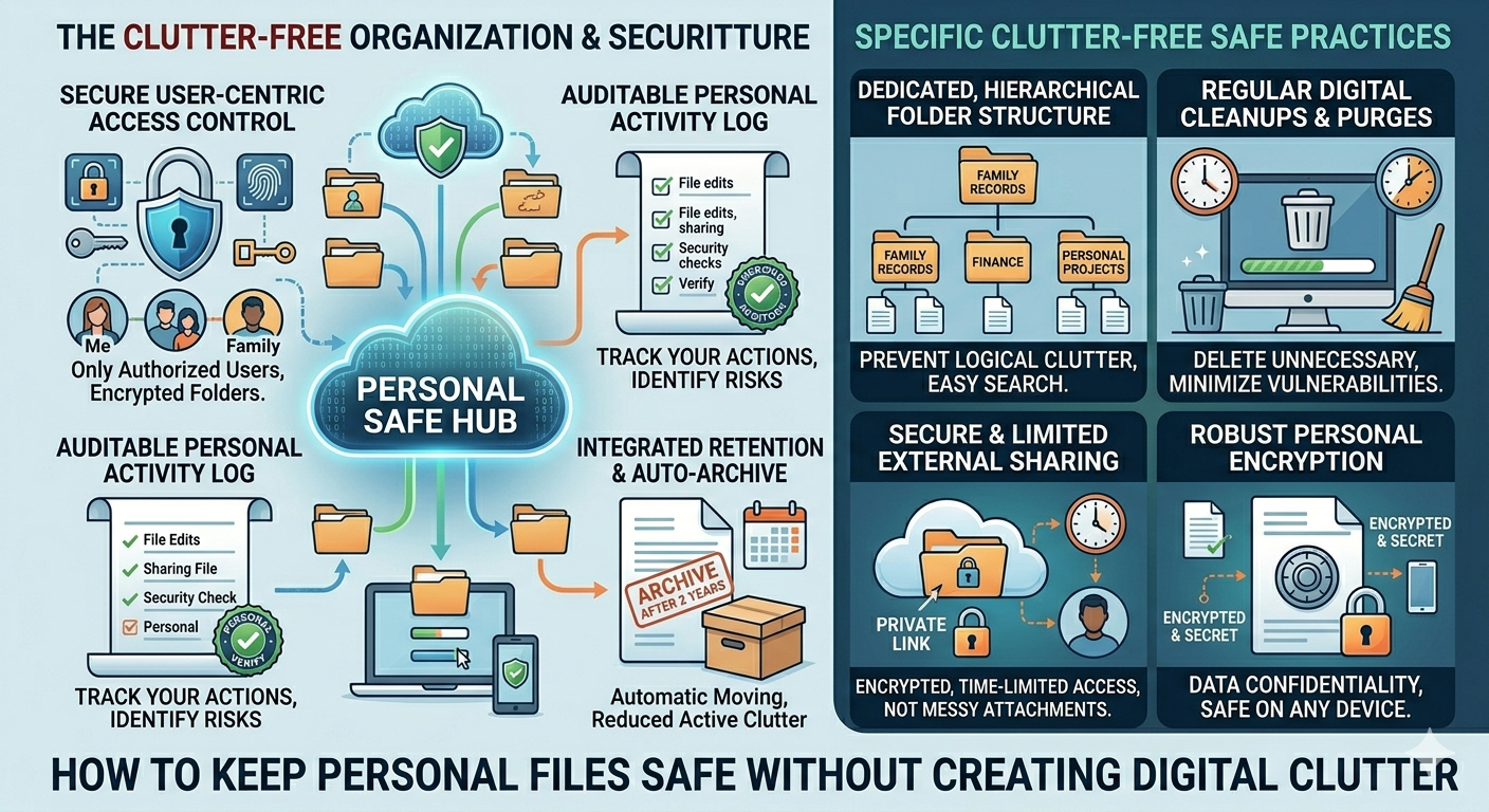 How to Keep Personal Files Safe Without Creating Digital Clutter