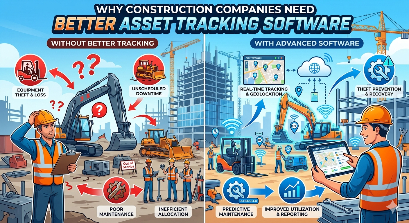 Why Construction Companies Need Better Asset Tracking Software