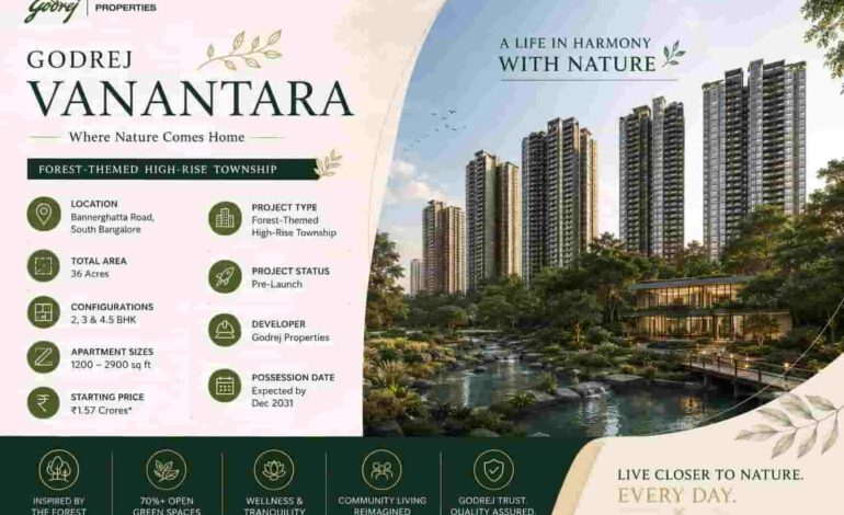 Godrej Vanantara Bangalore Price, Floor Plans & Latest Updates