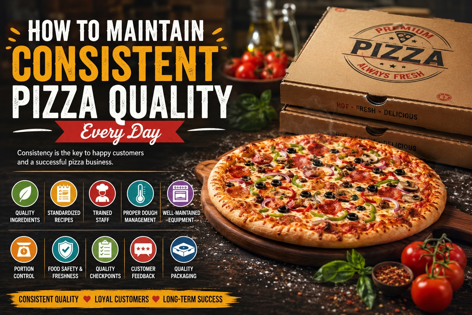 How to Maintain Consistent Pizza Quality Every Day