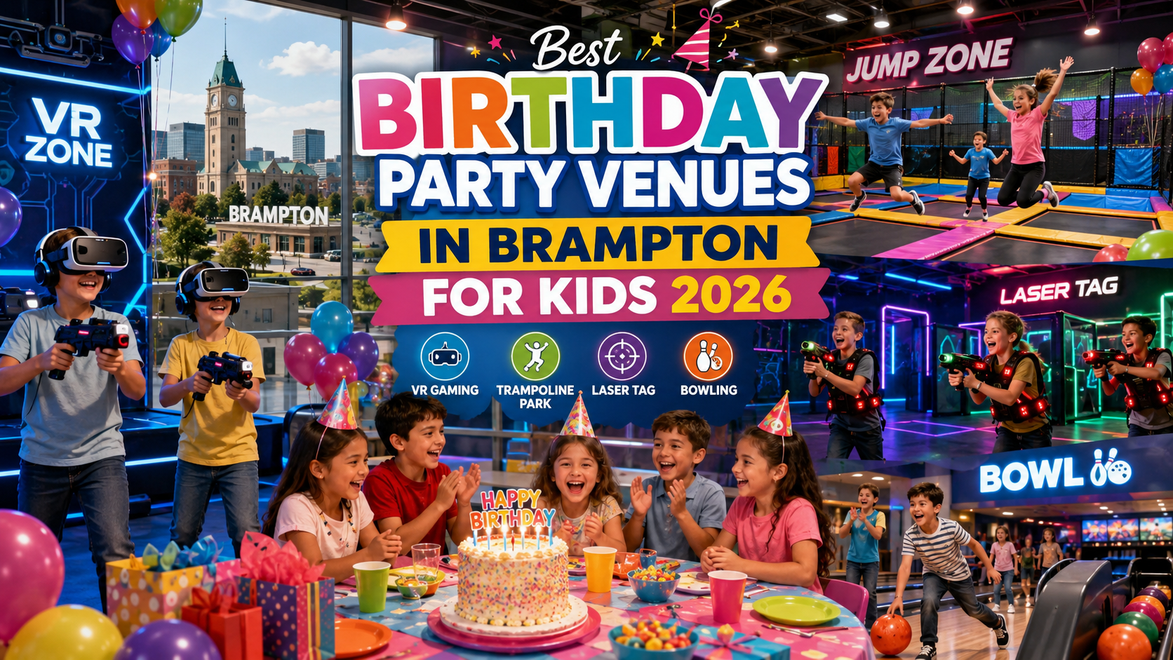 Best Birthday Party Venues in Brampton for Kids 2026