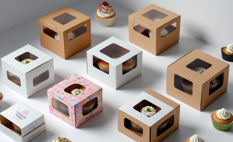 CUP CAKE BOXES