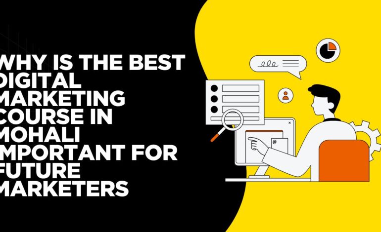 Why Is the Best Digital Marketing Course in Mohali Important for Future Marketers