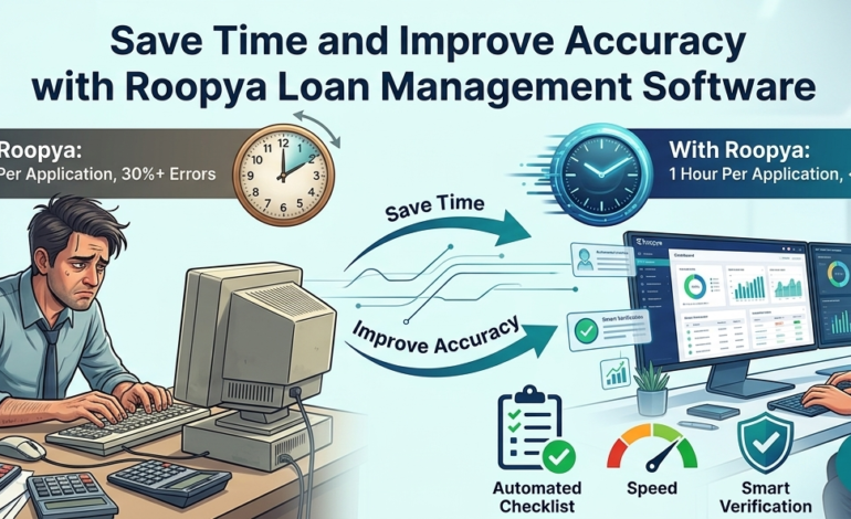 Save Time and Improve Accuracy with Roopya Loan Management Software