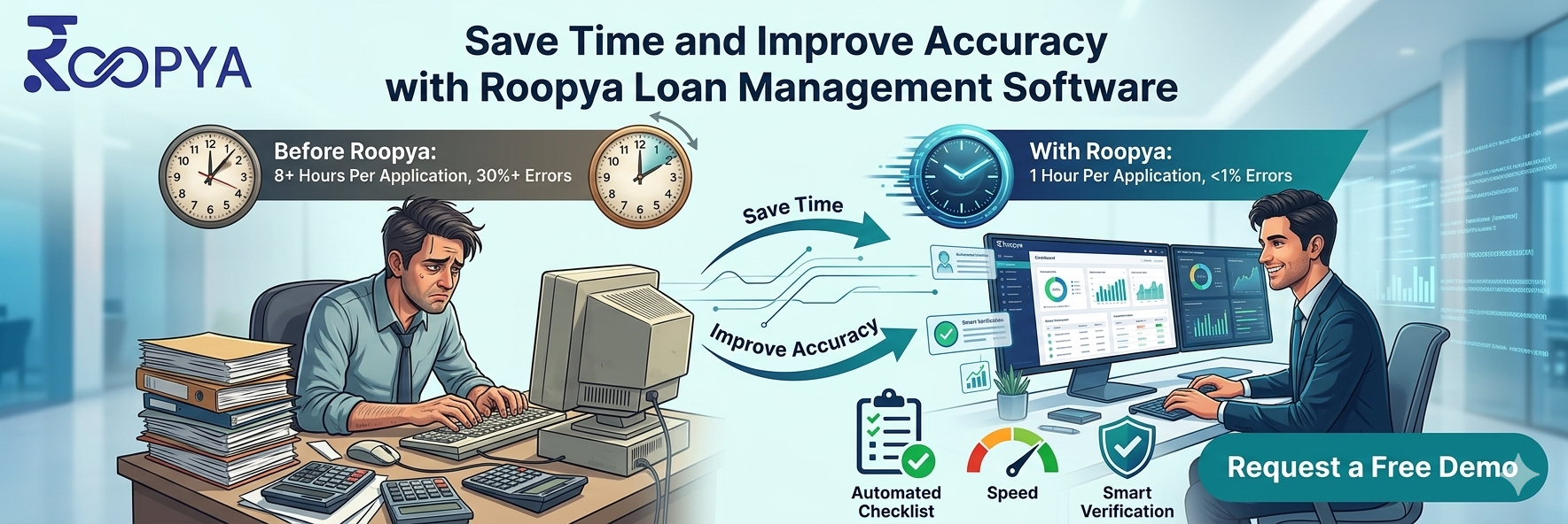 Save Time and Improve Accuracy with Roopya Loan Management Software