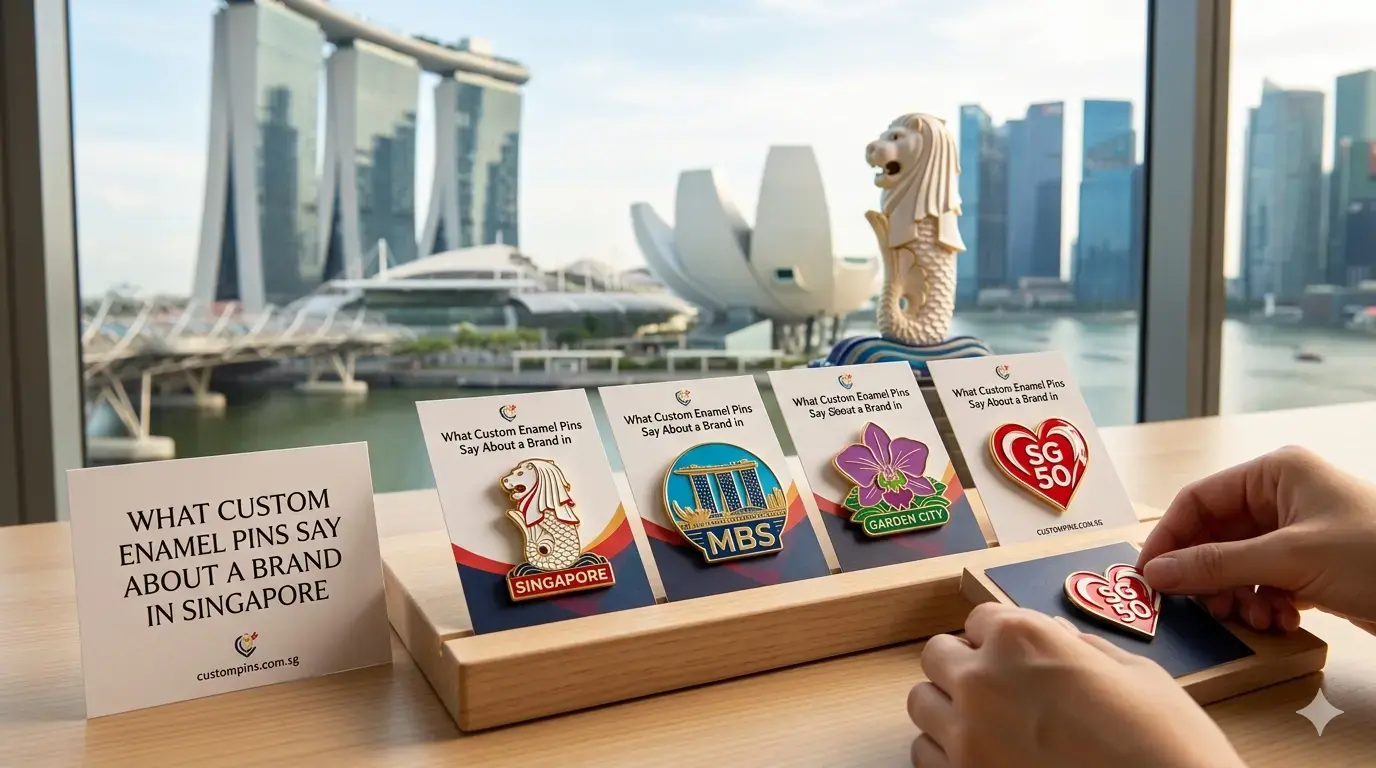 What Custom Enamel Pins Say About a Brand in Singapore