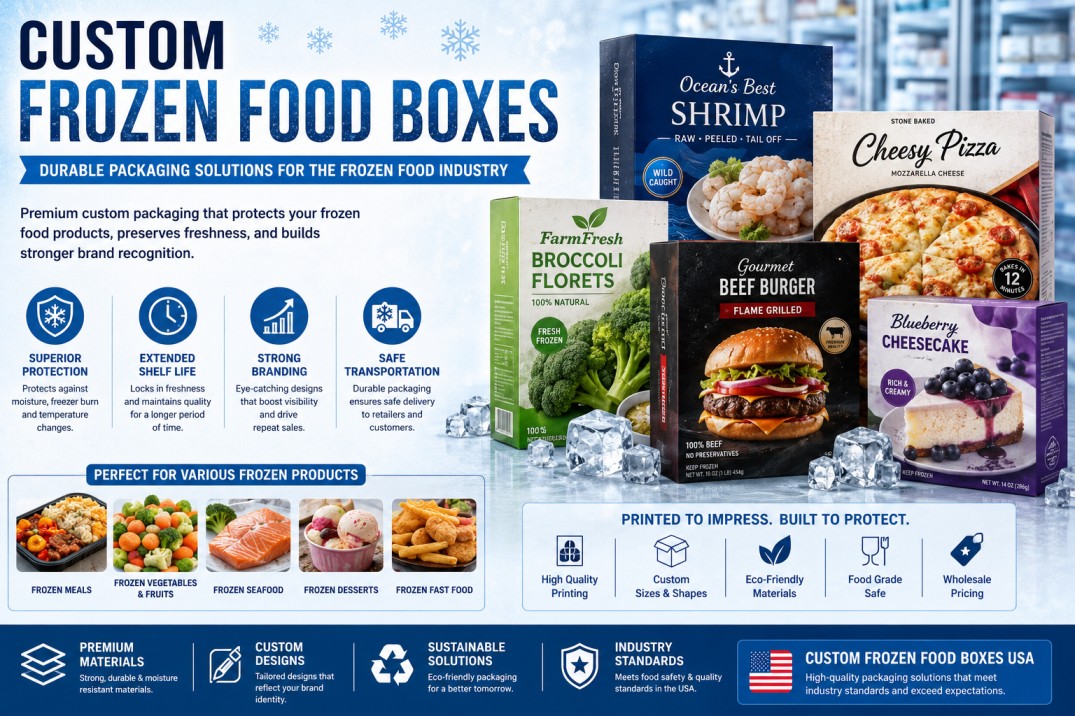 Custom Frozen Food Boxes | Frozen Food Packaging Wholesale