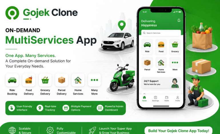 gojek clone on-demand multiservices app
