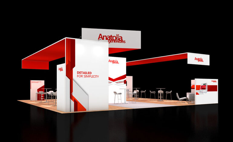 40 x 40 trade show booth