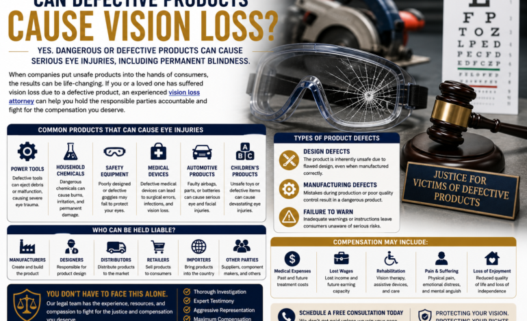 Can Defective Products Cause Vision Loss