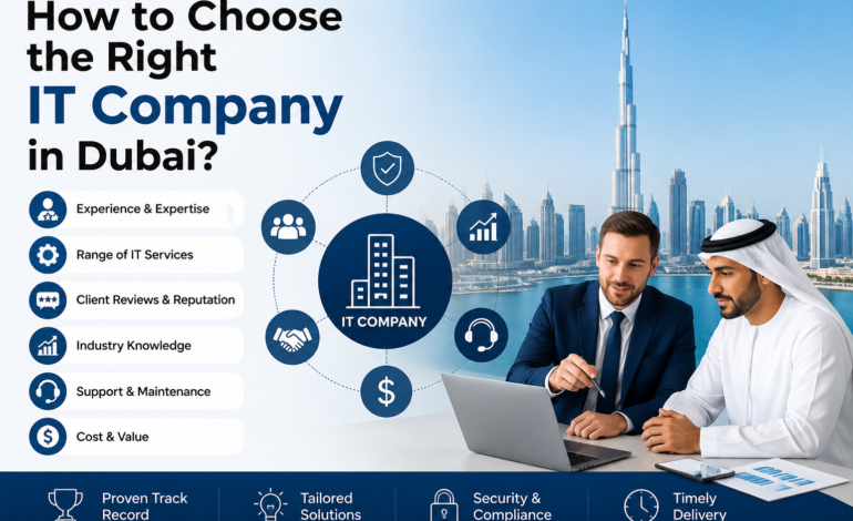 How to Choose the Right IT Company in Dubai?