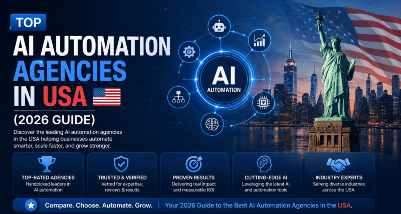 Top AI Automation Agencies in USA (2026 Guide)