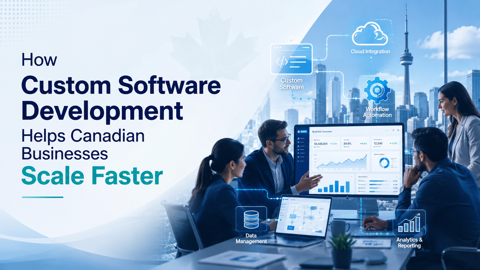 How Custom Software Development Helps Canadian Businesses Scale Faster