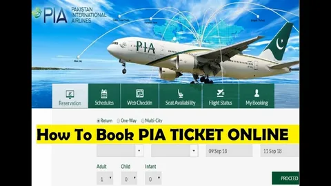 PIA Ticket Booking from Lahore