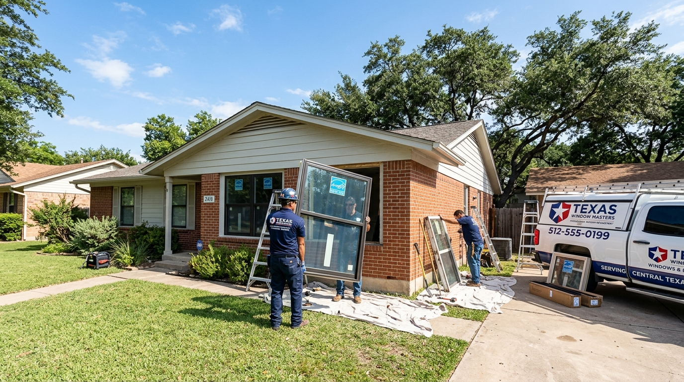 Solving Heat and UV Damage with the Best Replacement Windows for Texas