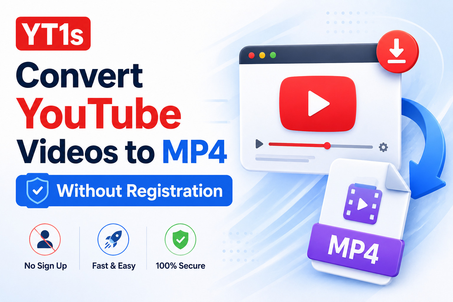 Convert YouTube Videos to MP4 Without Registration with YT1s