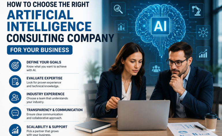 How to Choose the Right Artificial Intelligence Consulting Company for Your Business