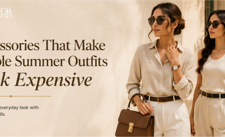 Easy Fashion Accessories for Better Summer Looks: The “Third Piece” Rule