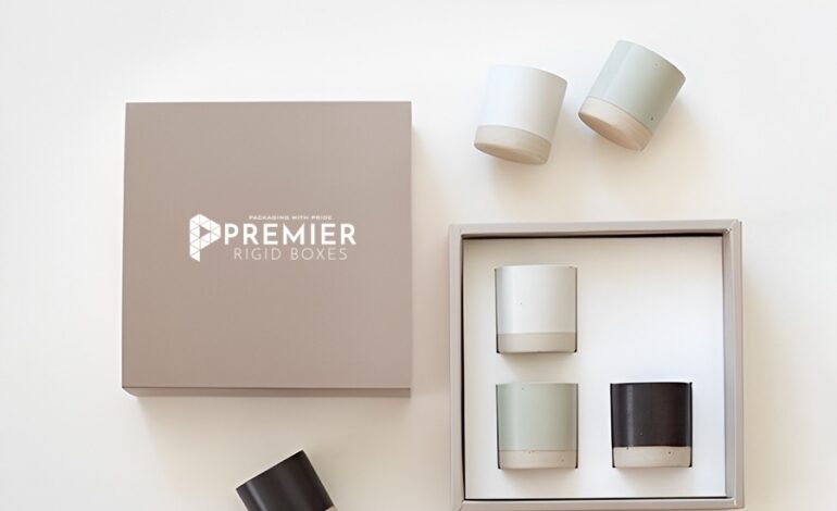 two piece candle boxes