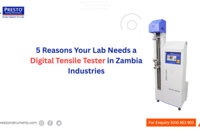 5 Reasons Your Lab Needs a Digital Tensile Tester in Zambia Industries