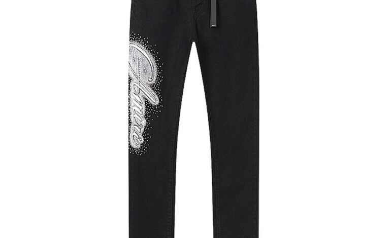 Amiri Slim Fit Black Jeans