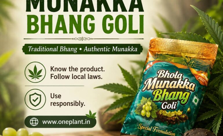 Bhola Munakka Bhang Goli