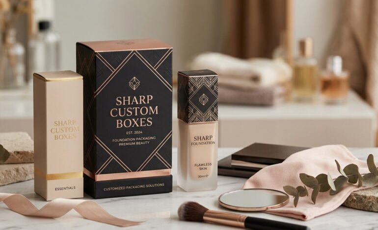 Are Premium Custom Foundation Boxes Ideal for Professional Cosmetic Packaging?