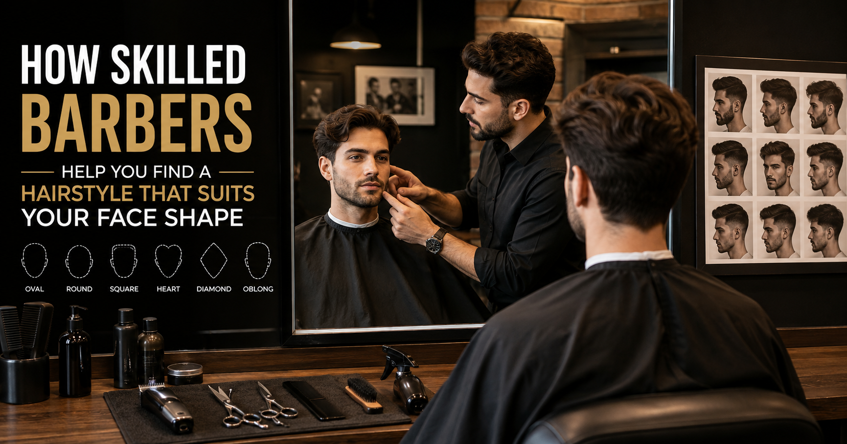 How Skilled Barbers Help You Choose the Best Hairstyle for Your Face Shape