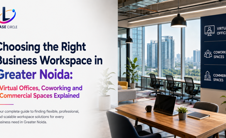 Choosing the Right Business Workspace in Greater Noida: Virtual Offices, Coworking and Commercial Spaces Explained